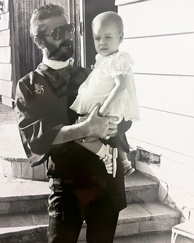 <p>Courtesy of Patric Gagne</p> Ringo Starr with a young Patric Gagne in 1976