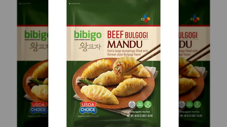 Bibigo Bulgogi Dumpling bag