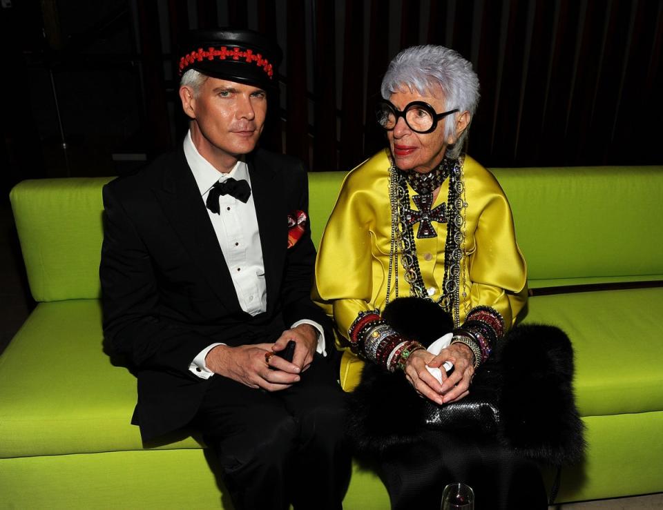 Rod Kennan and Iris Apfel at the the CFDA Fashion Awards on June 6, 2011 (Getty Images)