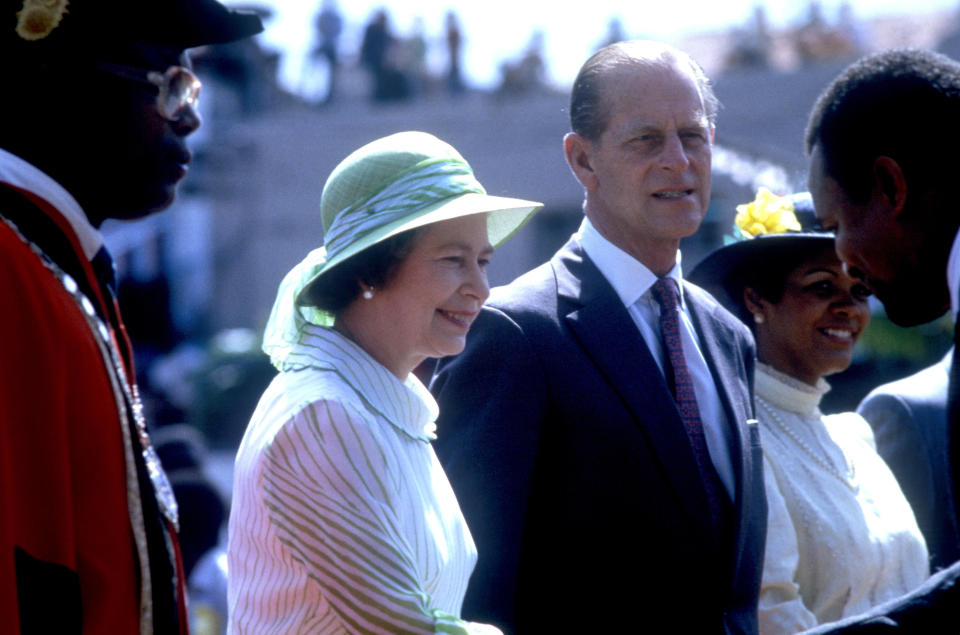 Queen Elizabeth II, Jamaica, 13th February 1983. (Photo by John Shelley Collection/Avalon/Getty Images)