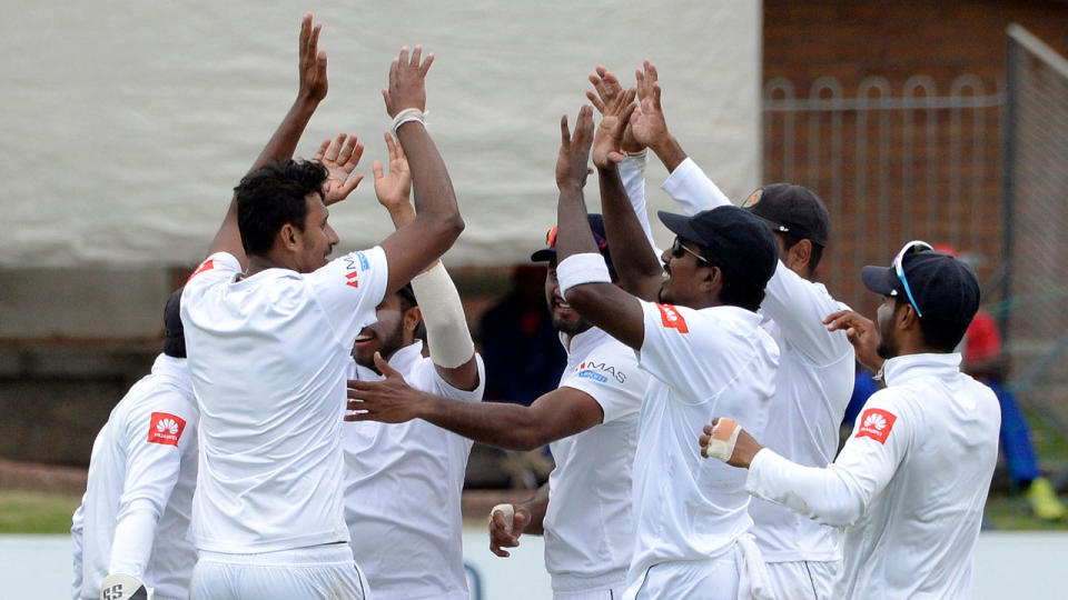 Sri Lanka are in prime position for a historic win over South Africa. Pic: Getty