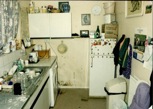 The family's kitchen