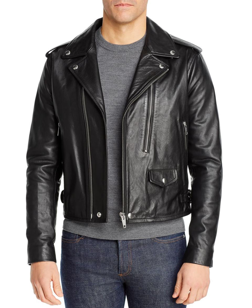 2) Cow Irish Cropped Leather Jacket