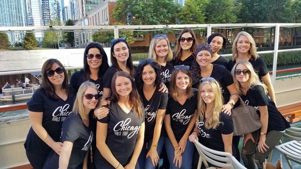 Matheson and 13 of her closest friends took a girls trip to Chicago. (Photo courtesy of Julia Carrigan)