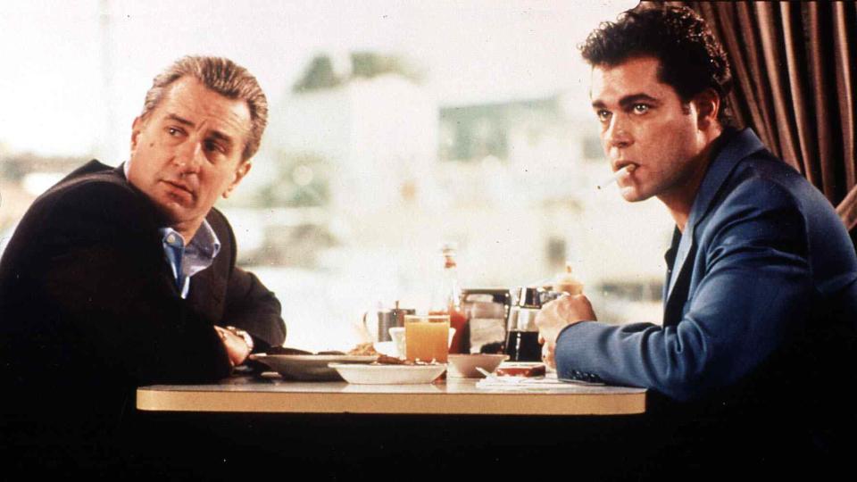 Robert De Niro and Ray Liotta in Goodfellas