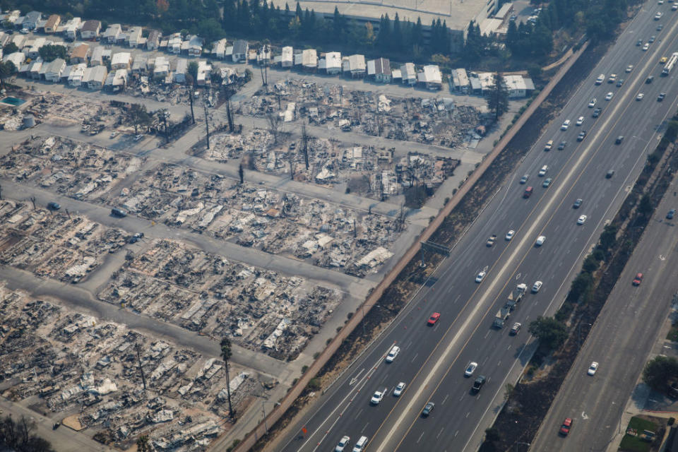 aerial view of a city