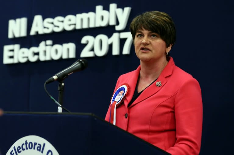 Democratic Unionist Party leader Arlene Foster spoke of "challenging" results in Northern Ireland's snap election, conceding it had been "a very good day for Sinn Fein"