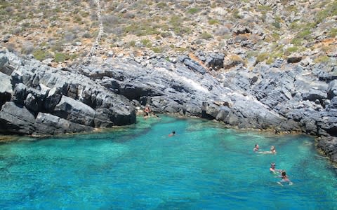 Folegandros swimming - Credit: Mary Dimitropoulou / EyeEm