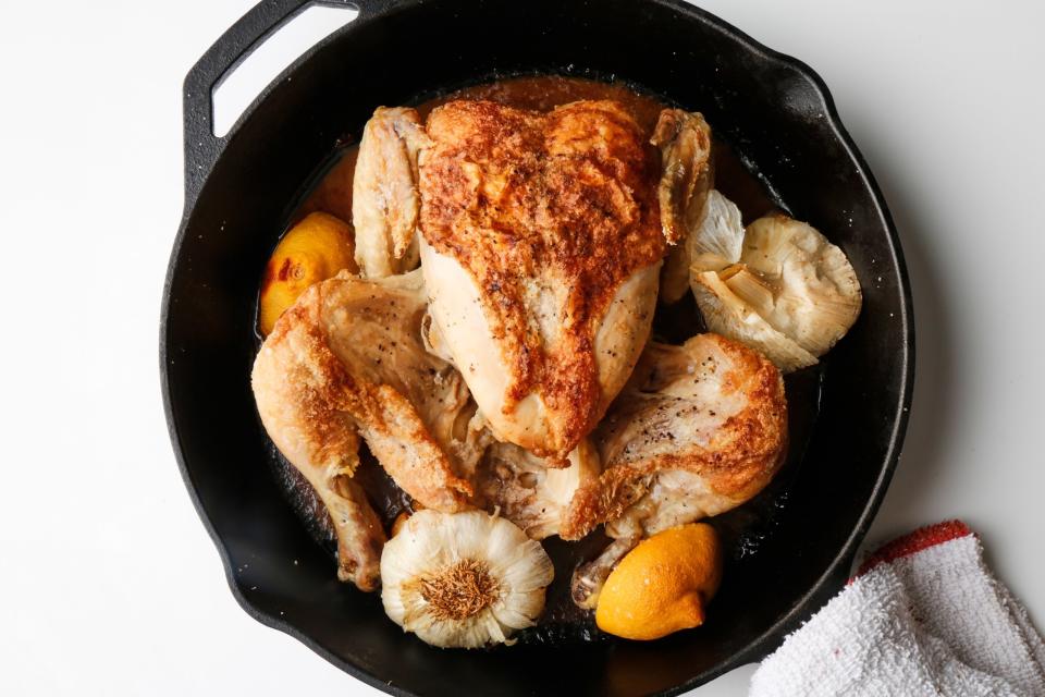 A roast chicken can look nice too!