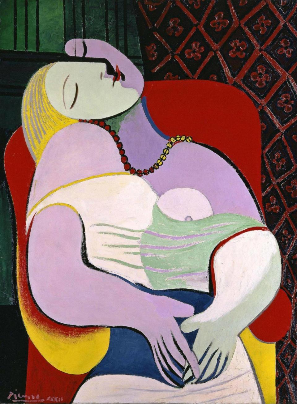 Pablo Picasso 'The Dream' (Le Rêve) 1932, Private Collection (© Succession Picasso/DACS, London 2018)