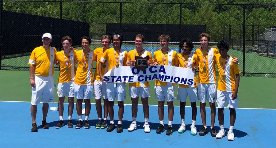 Sycamore finished an undefeated team season winning the Division I Ohio Tennis Coaches Association tournament Sunday, May 29 at New Albany.