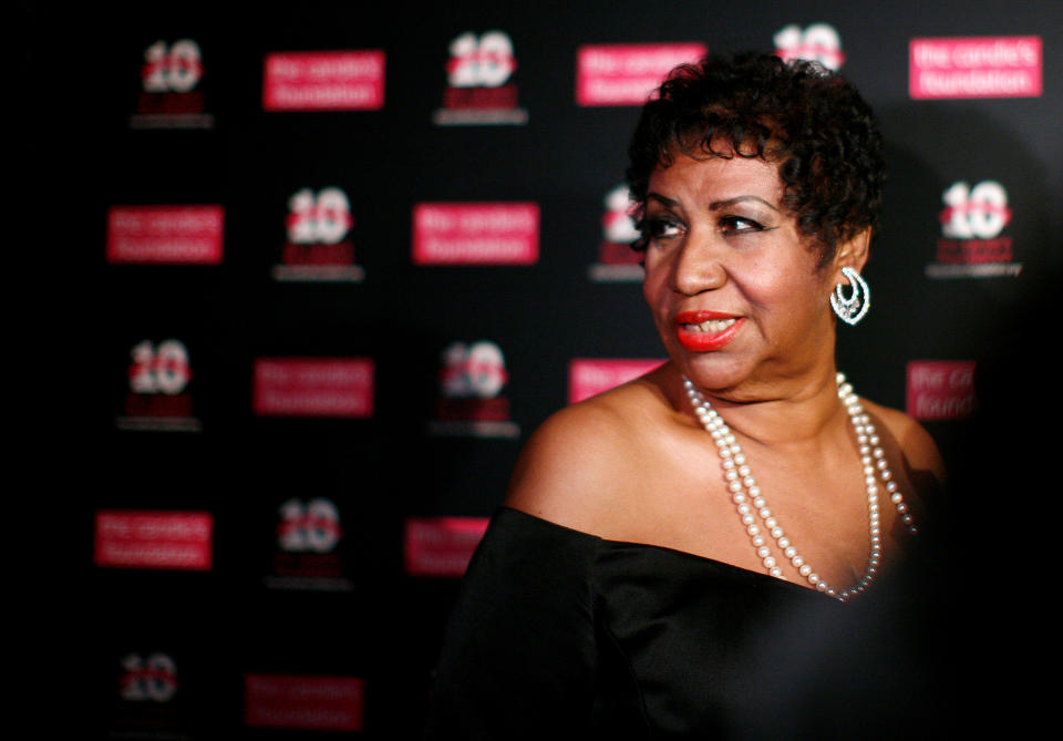 <p>Aretha Franklin at a charity event in New York in 2011. (REUTERS/Eric Thayer) </p>