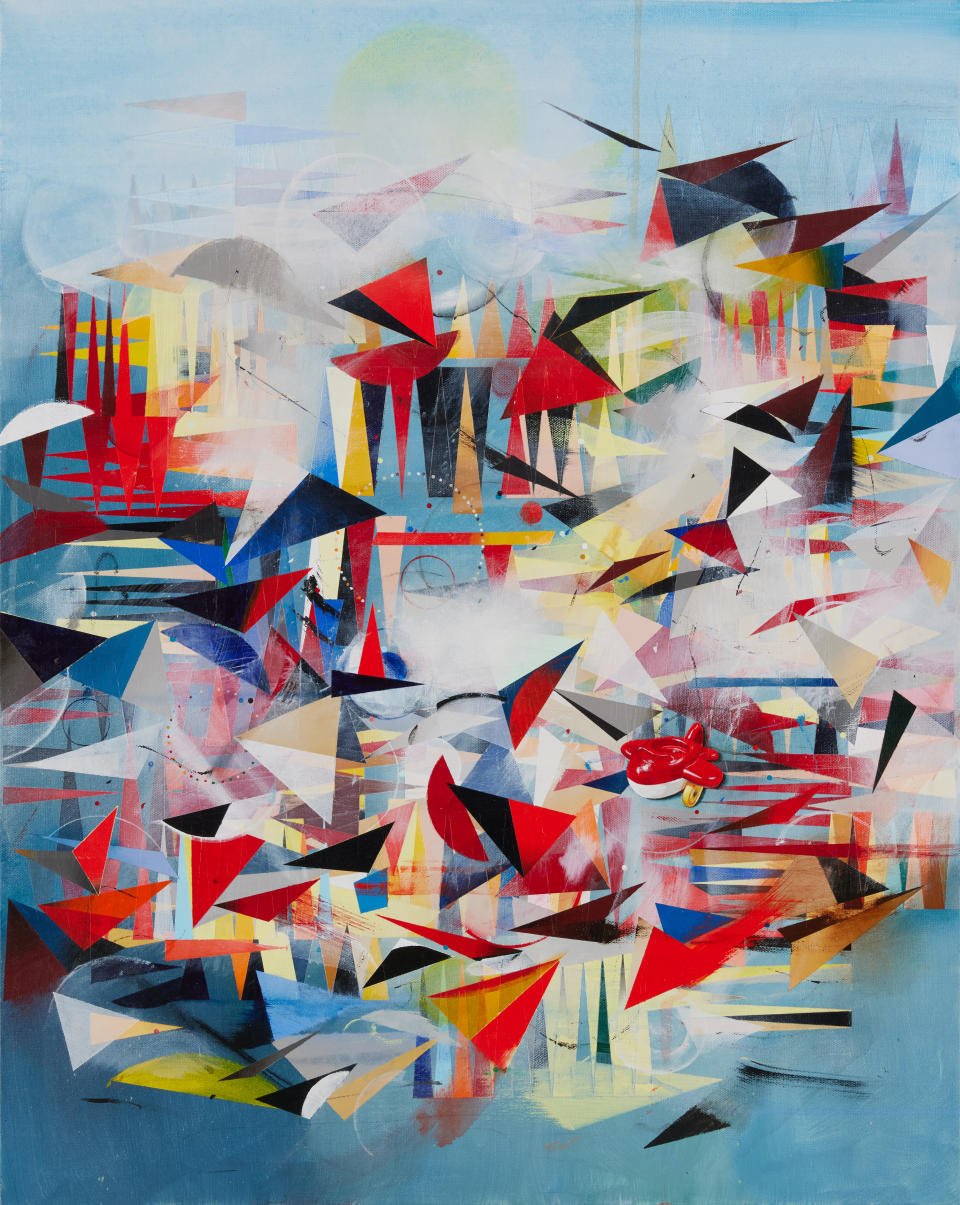 Chris Jin Kim - Day Tripper - Abstract Painting