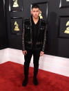 <p>A studded jacket for Nick Jonas. </p>