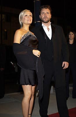 Danielle Spencer and Russell Crowe at the LA premiere of 20th Century Fox's Master and Commander: The Far Side of the World