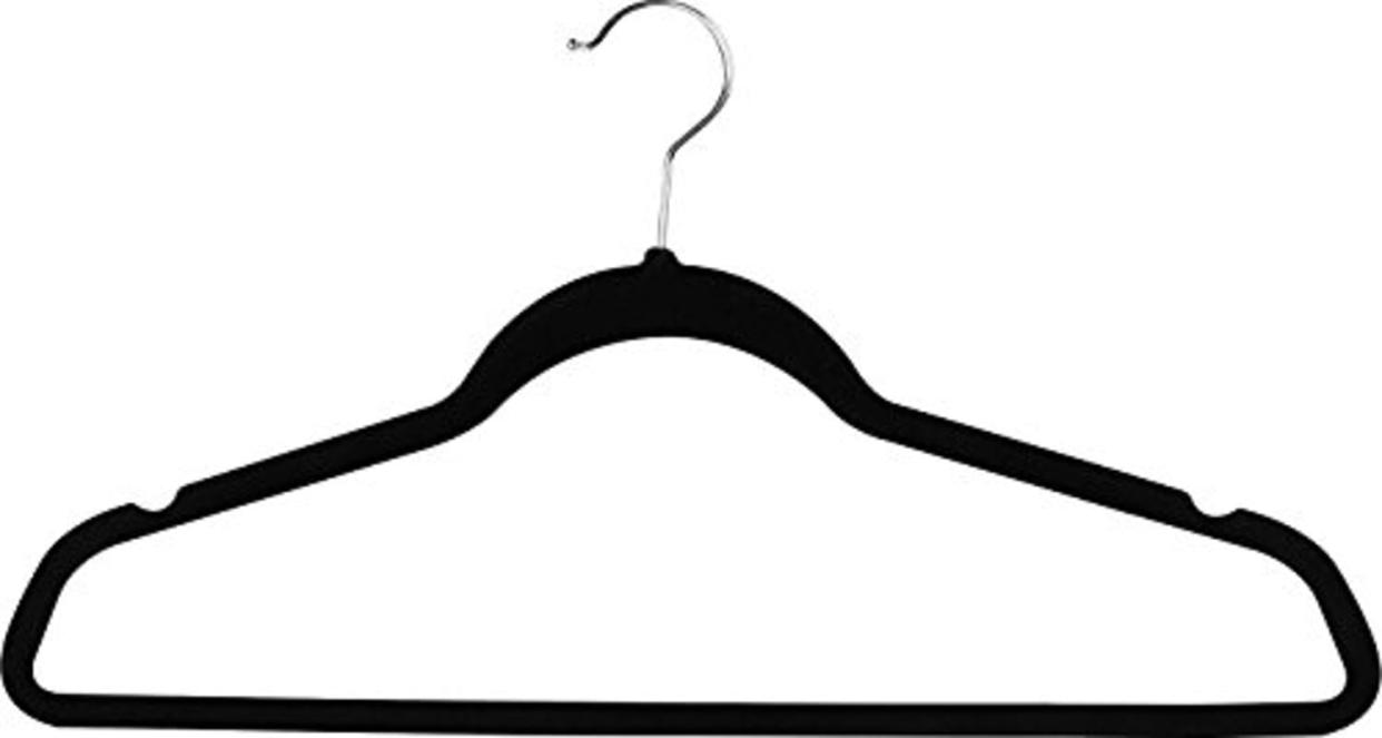 Utopia Home Premium Velvet Hangers 30 Pack - Non-Slip Clothes Black Suit with 360 Degree Rotatable Hook Heavy Duty Coat (AMAZON)