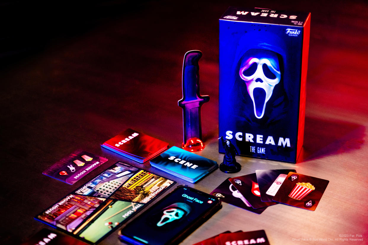 Ghostface phones home with Scream: The Game. (Photo: Courtesy of Funko)