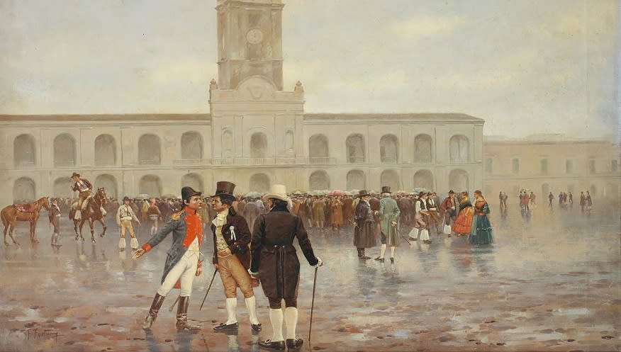 Imágenes conmemorativas del 25 de mayo de 1810 y la Revolución de Mayo