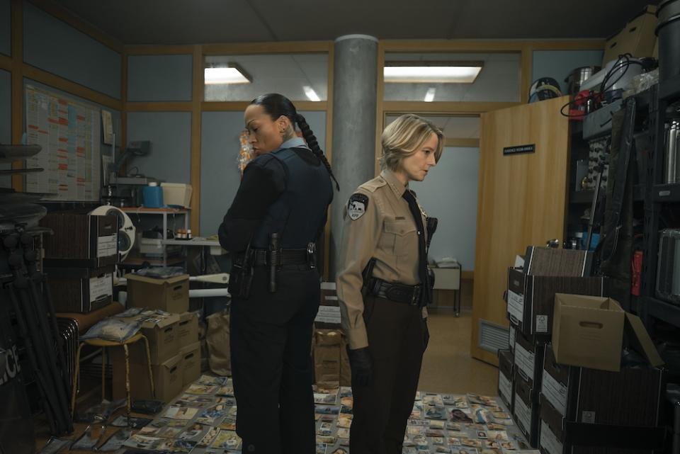 Kali Reis and Jodie Foster in True Detective Season 4
