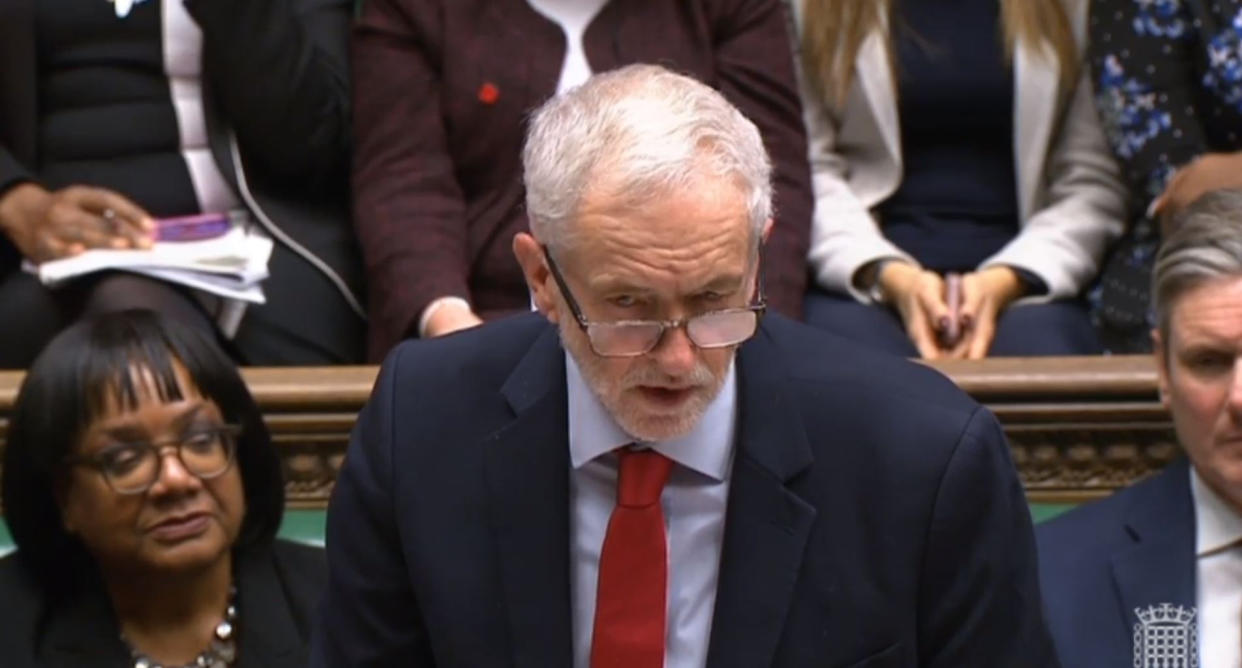 Jeremy Corbyn called the PM’s cross-party Brexit talks a ‘PR sham’.