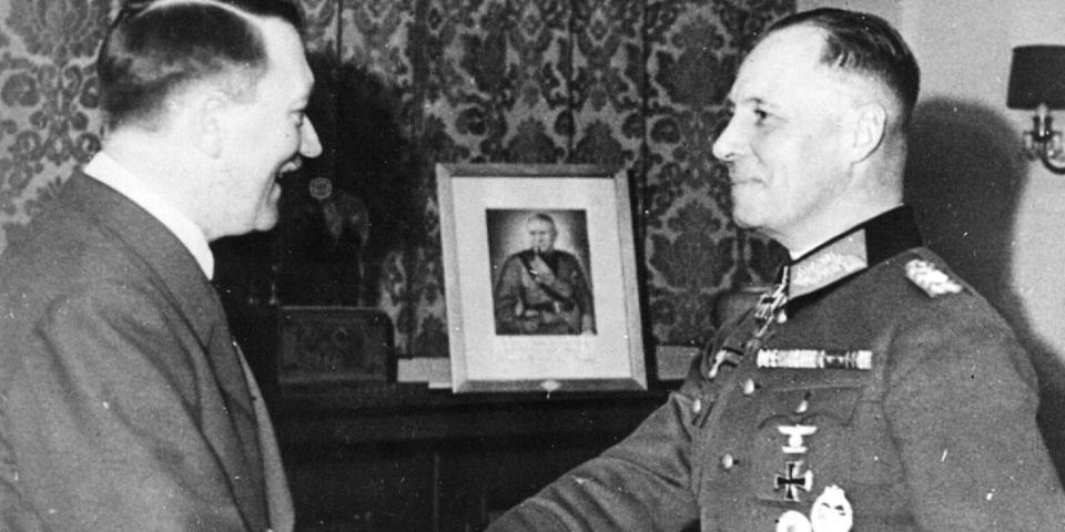 adolf hitler and erwin rommel