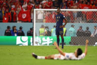 Foto del miércoles del futbolista frances Ibrahima Konate tras la derrota ante Túnez
