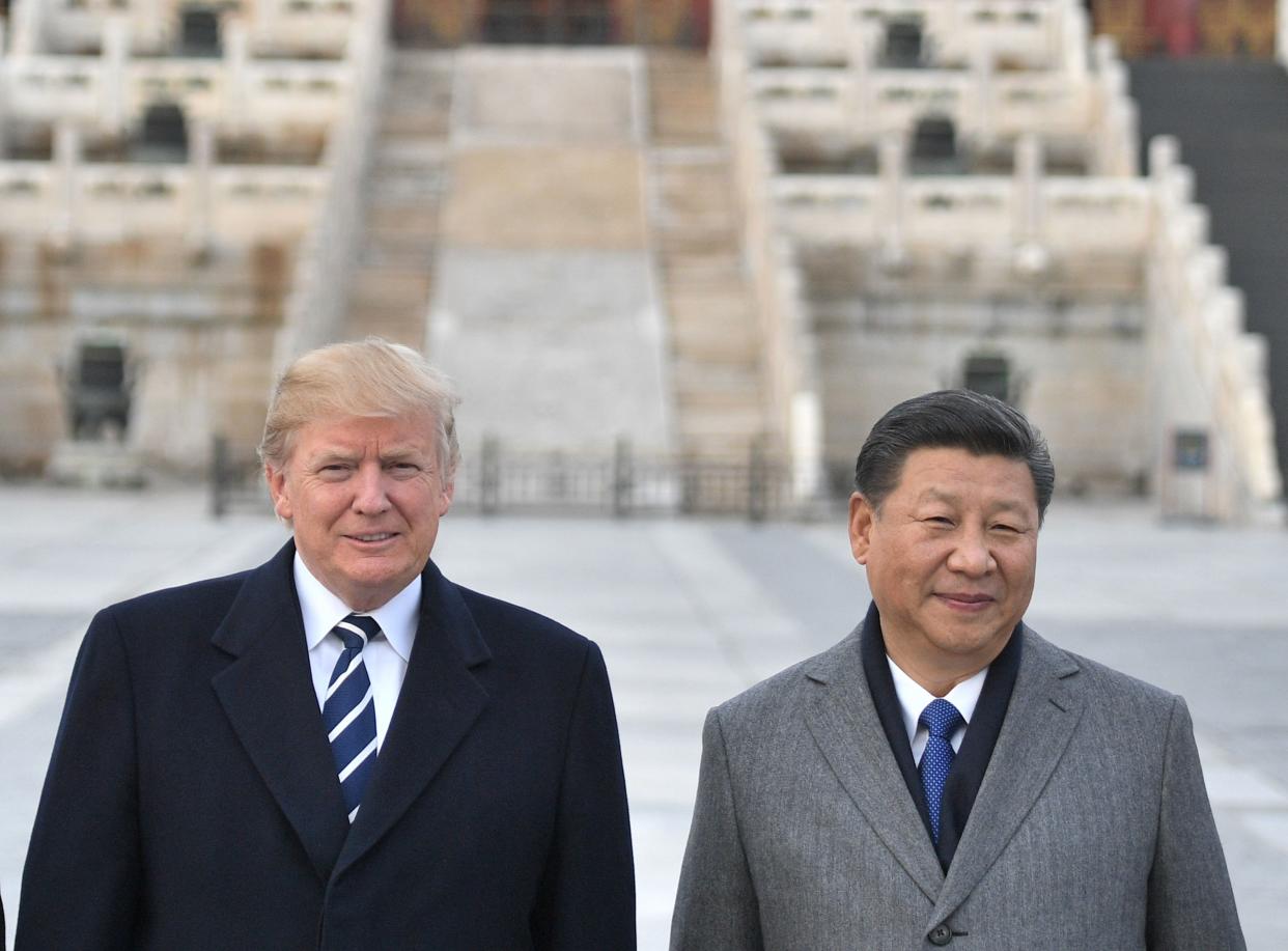 President Donald Trump, and Chinese President Xi Jinping in 2017.