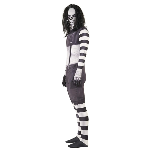 Mens Scary Butcher Fancy Dress Halloween Horror Costume Adult Sinister Outfit 