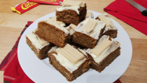 <p>The <a href="https://www.delish.com/uk/cooking/recipes/a32153894/caramac-cheesecake/" rel="nofollow noopener" target="_blank" data-ylk="slk:Caramac;elm:context_link;itc:0;sec:content-canvas" class="link ">Caramac</a> and white chocolate in this recipe brings out the caramel-like brown sugar in the blondie batter and the delicate vanilla. </p><p>Get the <a href="https://www.delish.com/uk/cooking/a34247641/caramac-blondies/" rel="nofollow noopener" target="_blank" data-ylk="slk:Caramac Blondies;elm:context_link;itc:0;sec:content-canvas" class="link ">Caramac Blondies</a> recipe.</p>