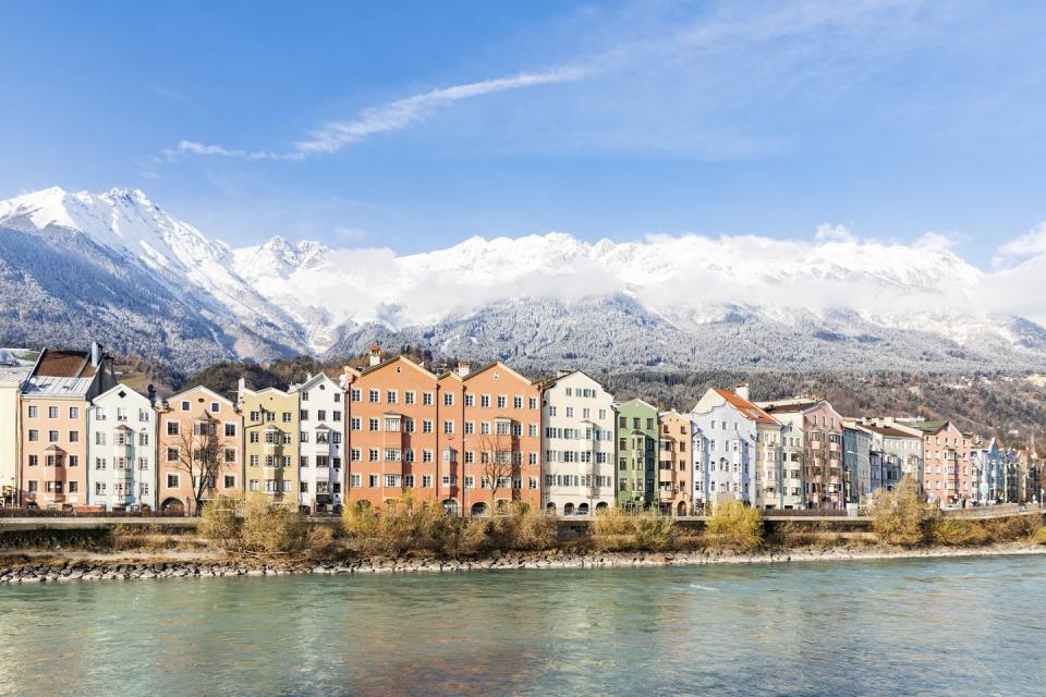 <p>'Completing the ranking of the top 10 snowiest cities is the wonderful Innsbruck. With a population of only 131,059 people, this is definitely the smallest city on the list.'</p><p>Best known for being a go-to city in the Alps for winter sports, you'll never get bored in this pretty place. </p><p><strong>Follow House Beautiful on <a href="https://www.instagram.com/housebeautifuluk/" rel="nofollow noopener" target="_blank" data-ylk="slk:Instagram;elm:context_link;itc:0;sec:content-canvas" class="link ">Instagram</a>.</strong></p>