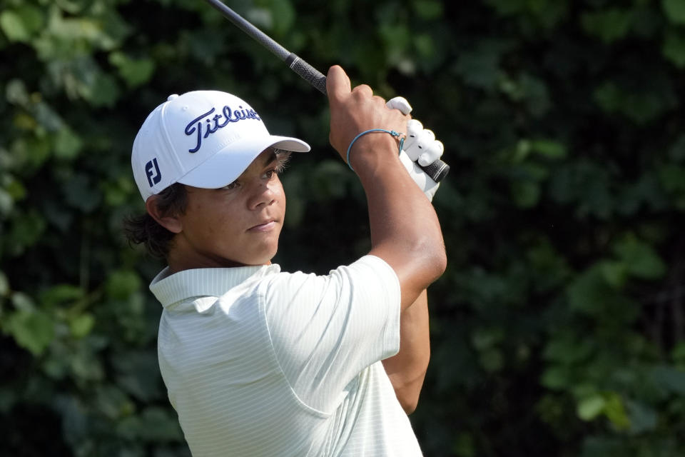 Tiger Woods' son, Charlie, misses cut at US Junior Amateur after