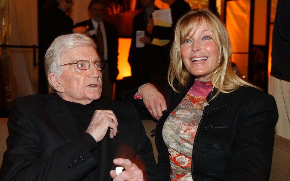 Blake Edwards and Bo Derek in 2004 - AP