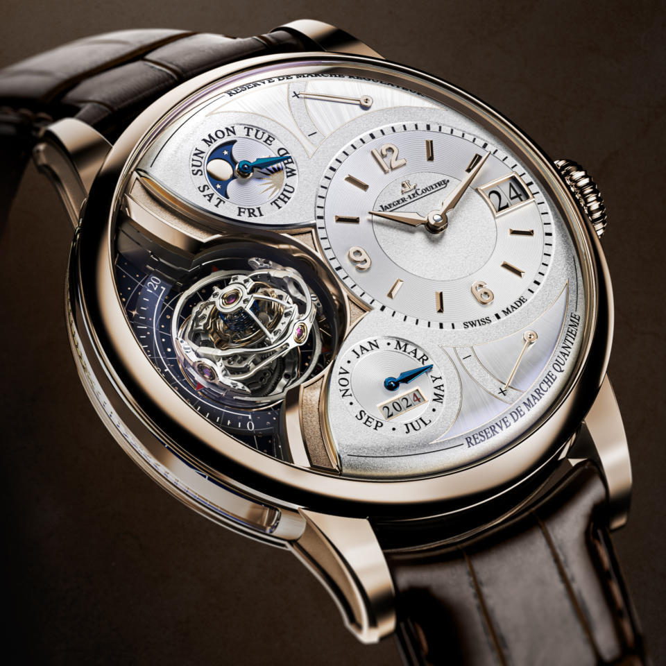 This Jaeger-LeCoultre Duometre Heliotourbillon is new for 2024.