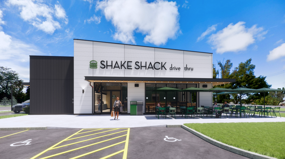 A rendering of the Shake Shack coming to Henrietta. Recently, the town gave its OK for the burger restaurant to serve beer and wine to adults.