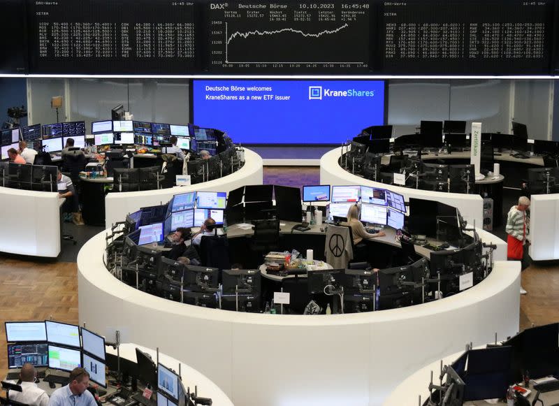 German share price index DAX graph is pictured at the stock exchange in Frankfurt