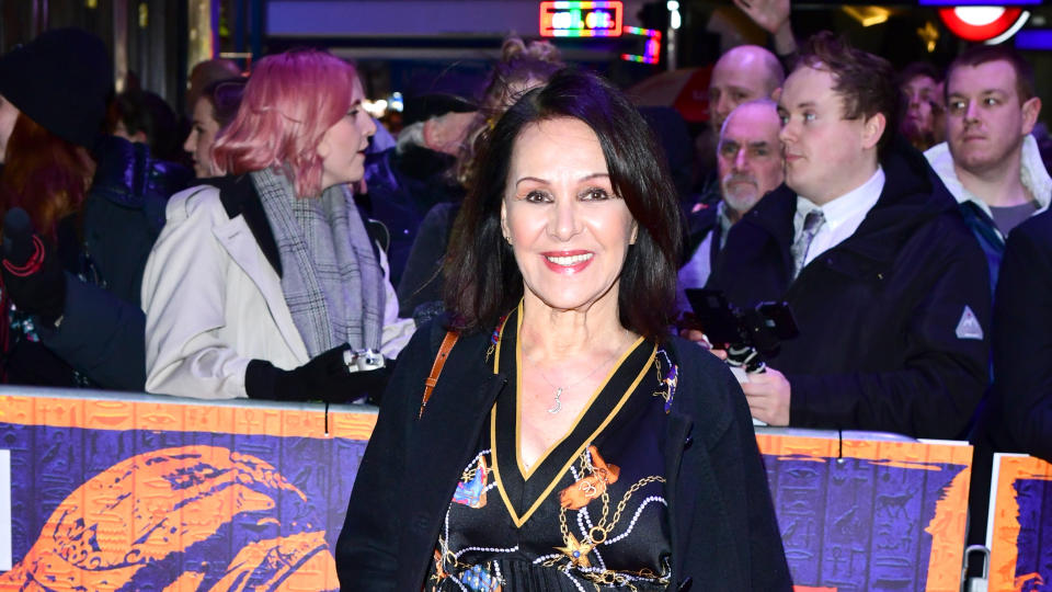 Arlene Phillips attending the first night of 'The Prince of Egypt' at London's Dominion Theatre in February 2020. (Photo by Ian West/PA Images via Getty Images)