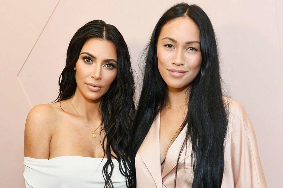 <p>Stefanie Keenan/Getty </p> Kim Kardashian and Stephanie Shepherd