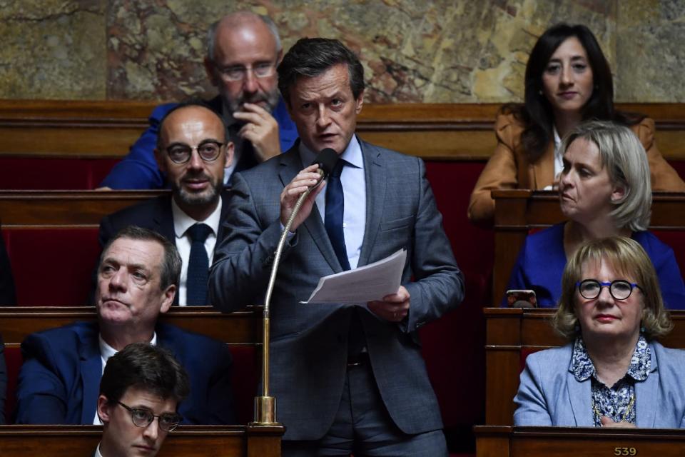 Thomas Rudigoz, député LaREM du Rhône. - GERARD JULIEN / AFP
