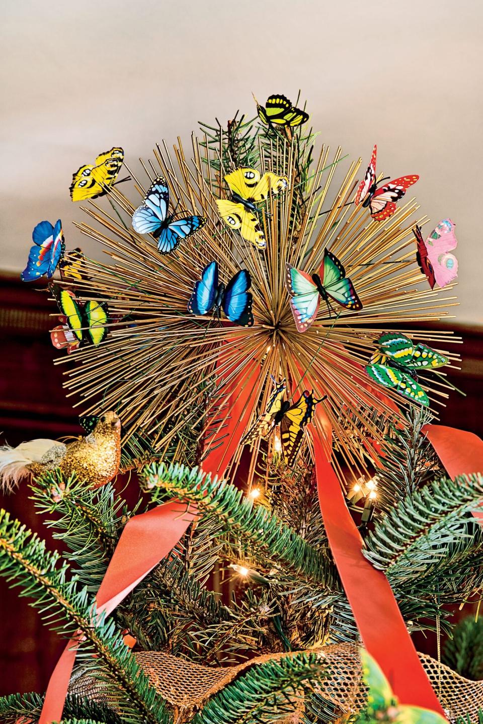 Butterfly Christmas Tree Topper by Charlotte Lucas