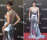 <p>Und hier kommt er, der denkwürdigste Look der Woche: Die algerische Schauspielerin Sofia Boutella erschien zur “The Mummy”-Premiere in Madrid in diesem gleichzeitig futuristischen und romantischen Look von in Miu Miu. Wow! (29. Mai 2017, Bilder: Rex Features) </p>