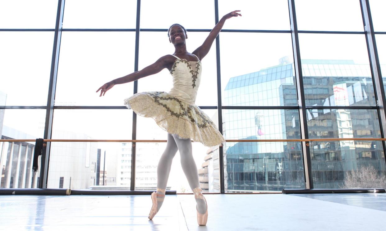 <span>Michaela DePrince in 2012. ‘Most people tell me that my life is a fairytale, but I have to say I strongly disagree,’ she said.</span><span>Photograph: Jordi Matas/The Guardian</span>