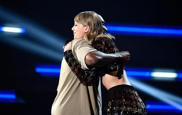 BFF moment. Source: Getty