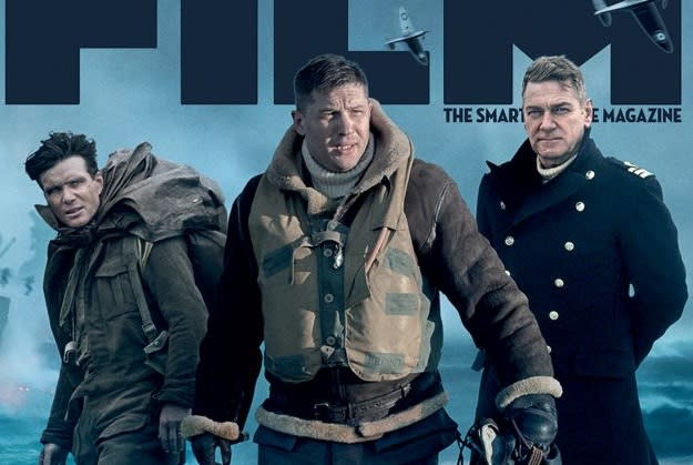 The stars of 'Dunkirk' on the cover of the latest Total Film (credit: Future PLC/Warner Bros)