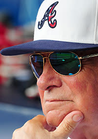 Twenty years as manager of the Braves, Bobby Cox is walking away at the age of 69. (Scott Cunningham/Getty)