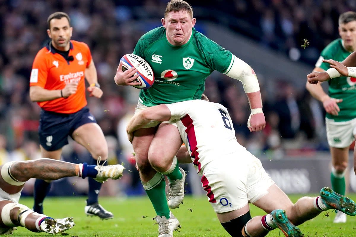 Ireland prop Tadhg Furlong is set for his first competitive appearance since December (David Davies/PA) (PA Archive)