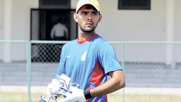 Ahlawat is a wicketkeeper by trade. Image: Twitter