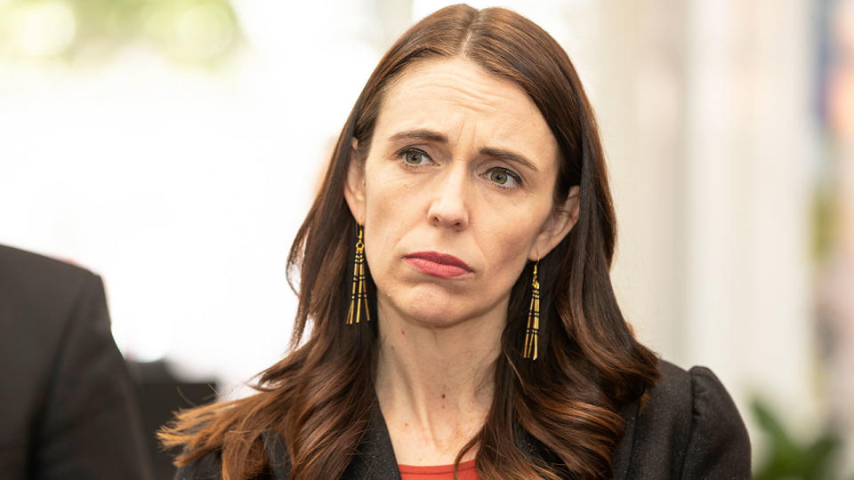 Pictured here, New Zealand PM Jacinda Ardern is confident Australia's Bledisloe Cup concerns have been addressed.