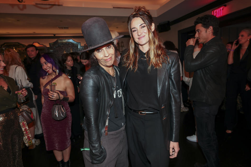 Linda Perry and Shailene Woodley