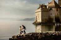 <p>Beside a lake in Geneva, a to-be groom proposed to his girlfriend in front a stunning <a rel="nofollow noopener" href="http://www.elledecor.com/life-culture/a8642699/office-design-english-castles/" target="_blank" data-ylk="slk:castle;elm:context_link;itc:0;sec:content-canvas" class="link ">castle</a> as the sun set. Aka, the perfect fairytale setting. </p><p><em>Via <a rel="nofollow noopener" href="https://howheasked.com/trey-and-lauren/" target="_blank" data-ylk="slk:How He Asked;elm:context_link;itc:0;sec:content-canvas" class="link ">How He Asked</a></em><br></p>