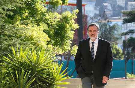 Senator Alejandro Guillier is pictured at the Chilean congress in Valparaiso, Chile January 10, 2017. Picture taken January 10, 2017. REUTERS/Rodrigo Garrido